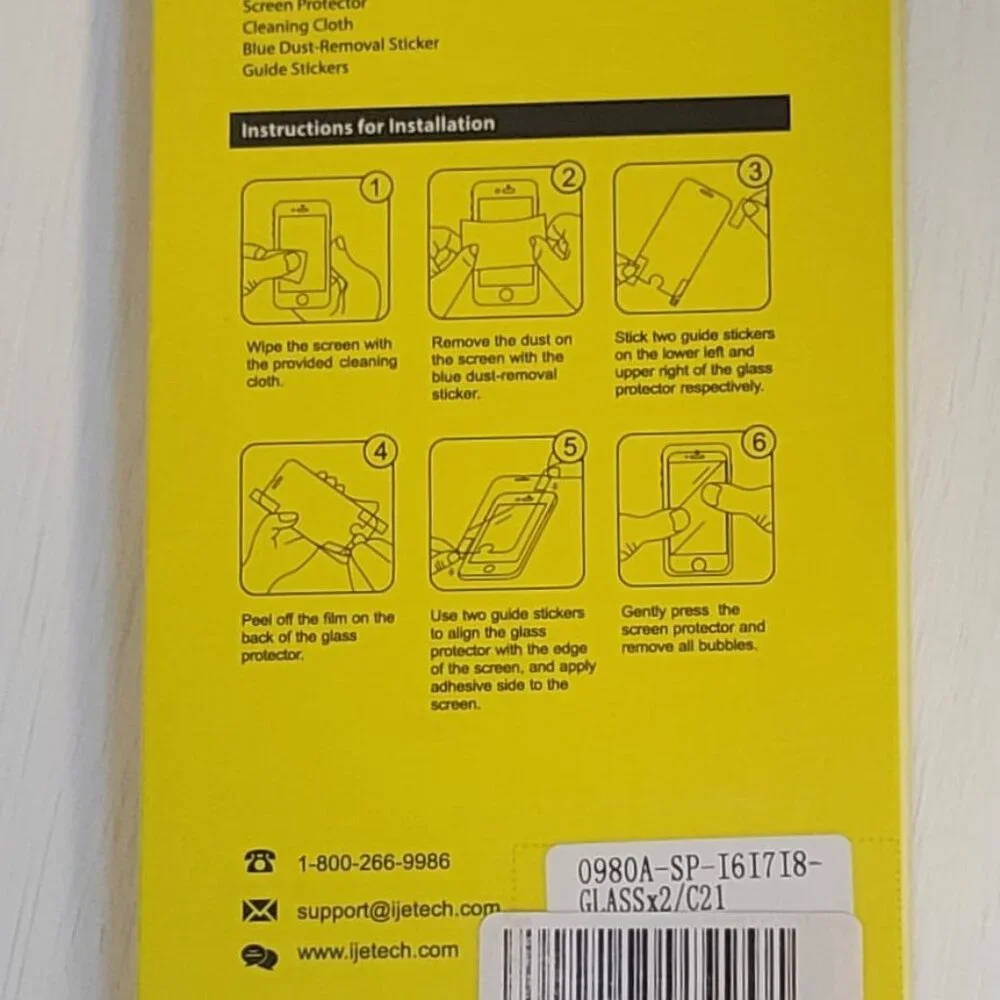 iPhone 16 Tempered Glass Screen Protector